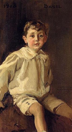 Joaquin Sorolla Portrait of Basel Mundy